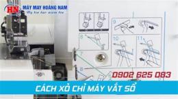ảnh chụp màn hình cách xỏ chỉ máy vắt sổ 1 kim 3 chỉ