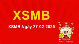 ảnh chụp màn hình kết quả xổ số ngày 27 tháng 2 năm 2026