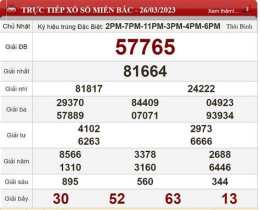 ảnh chụp màn hình kết quả xổ số ngày 3 tháng 4 năm 2026