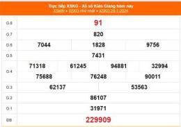 ảnh chụp màn hình kết quả xổ số tiền giang ngày 25 tháng 1