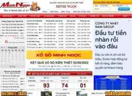 giao diện app dự đoán xổ số long an - minh ngọc