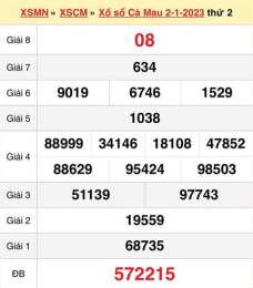 giao diện app kết quả xổ số cà mau ngày 16 tháng 2
