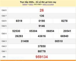 giao diện app kết quả xổ số đà lạt ngày 2 tháng 11