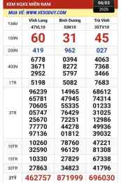 hướng dẫn sử dụng kết quả xổ số miền nam ngày 10 tháng 11 năm 2025