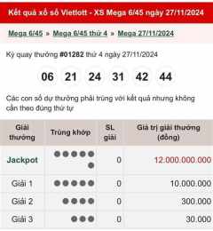 hướng dẫn sử dụng kết quả xổ số vietlott mega ngày hôm nay