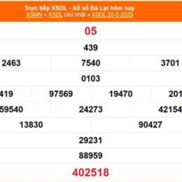 kết quả xổ số đà lạt ngày 1 tháng 2