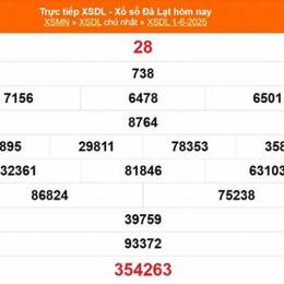 kết quả xổ số đà lạt ngày 29 tháng 03