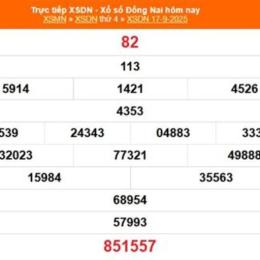 kết quả xổ số đồng nai ngày 8 tháng 10