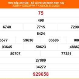 kết quả xổ số hồ chí minh ngày 11 tháng 7