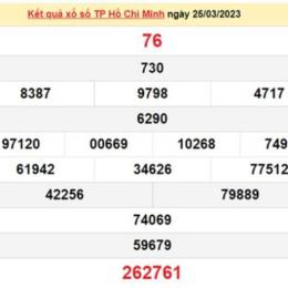 kết quả xổ số hồ chí minh ngày 25 tháng 7
