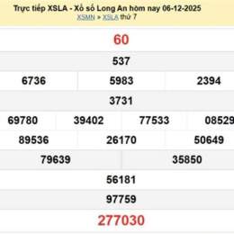 kết quả xổ số long an ngày 13 tháng 6