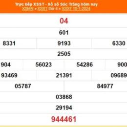 kết quả xổ số sóc trăng ngày 10 tháng 6