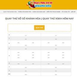 quay thử xổ số khánh hòa chủ nhật