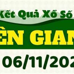 xổ số an giang 6/11