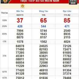 xổ số bà rịa vũng tàu 11 tháng 11