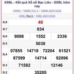 xổ số bạc liêu minh hải