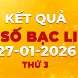 xổ số bạc liêu ngày 27 tháng 1 năm 2006