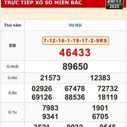 xổ số bình định 20 tháng 11