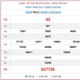 xổ số cà mau ngày 26 tháng 09