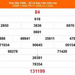 xổ số đài bạc liêu ngày 4 tháng 11