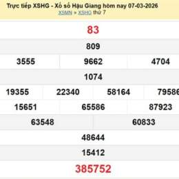 xổ số đài hậu giang ngày 14 tháng 03