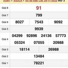 xổ số đắk lắk ngày 6 tháng 1