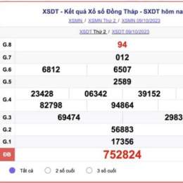 xổ số đồng tháp 10 tây tháng 8