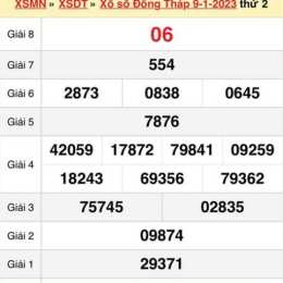 xổ số đồng tháp ngày 18