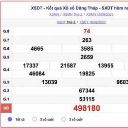 xổ số đồng tháp ngày 25