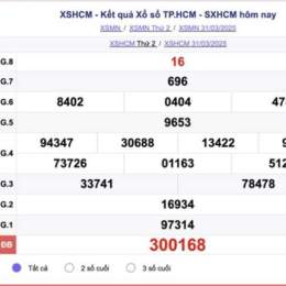 xổ số hcm 31/1