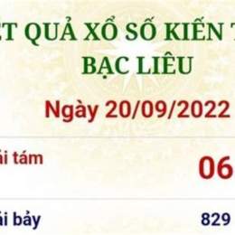 xổ số kiến thiết bạc liêu ngày 9 tháng 6 năm 2026