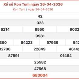 xổ số kiến thiết kon tum ngày 26 tháng 10