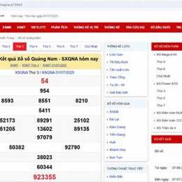 xổ số kiến thiết quảng nam ngày 7 tháng 10