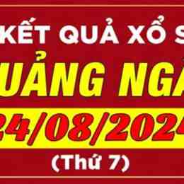 xổ số kiến thiết quảng ngãi ngày 24 tháng 01