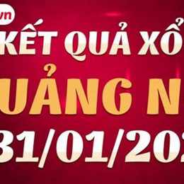 xổ số kiến thiết quảng ngãi ngày 31 tháng 1