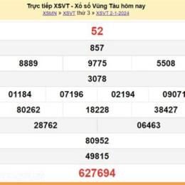xổ số kiến thiết vũng tàu ngày 1 tháng 9