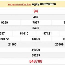 xổ số kon tum ngày 2 tháng 8