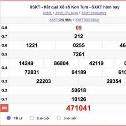 xổ số kon tum ngày mùng 10 tháng 05