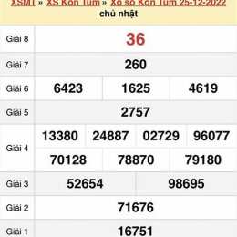 xổ số kon tum tối nay