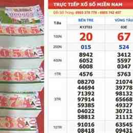 xổ số miền nam đài bạc liêu thứ ba