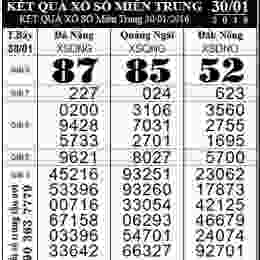 xổ số minh ngọc - miền trung thu 6