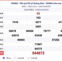 xổ số quảng nam 30 ngày gần đây