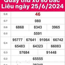 xổ số quay thử bạc liêu