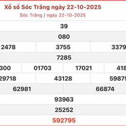 xổ số sóc trăng 22/10