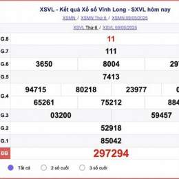 xổ số sông bé vĩnh long hôm nay