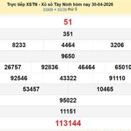 xo so tay ninh 30 7