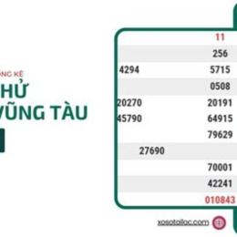 xổ số thử đài vũng tàu