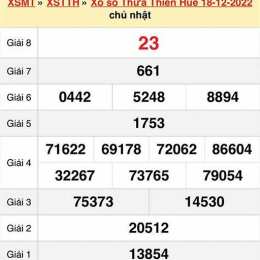xổ số thừa thiên huế ngày 1 tháng 12