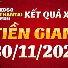 xổ số tiền giang 30 tháng 11 năm 2025