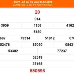 xổ số trà vinh 24/4
